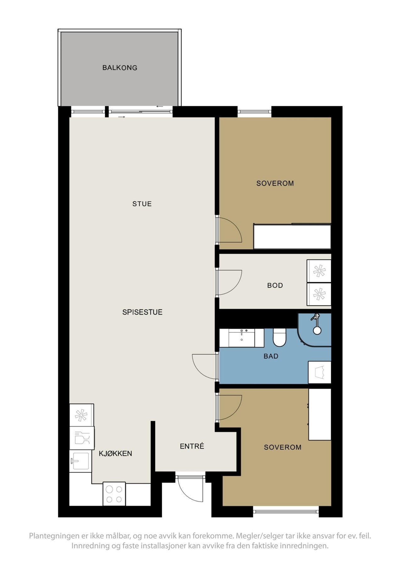 Plantegning Galleribilde