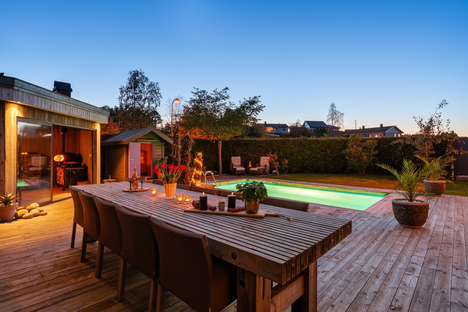 Her kan sommeren nytes av både store og små Galleribilde