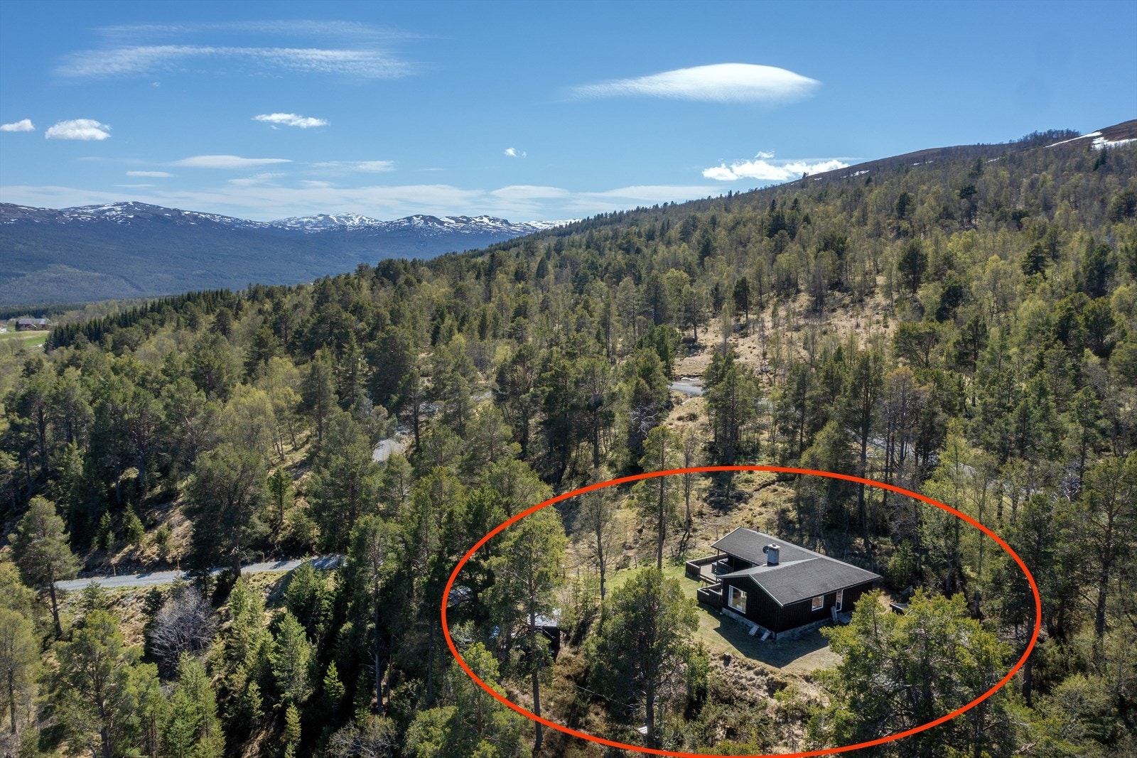 Oversiktsbilde med markering Galleribilde