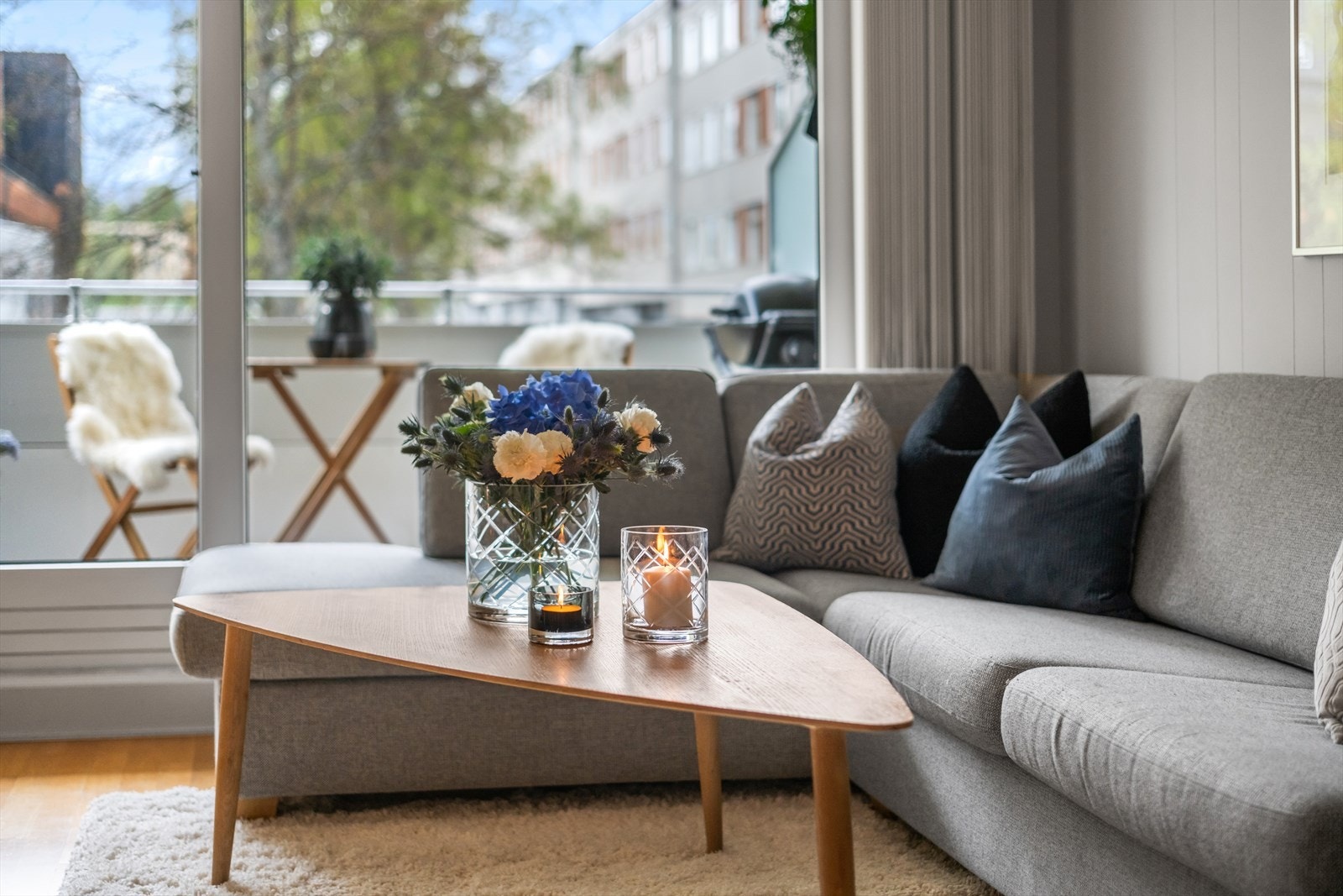 Det interne bruksarealet på 82 m² med tre soverom, bad, WC og eget vaskerom. Galleribilde