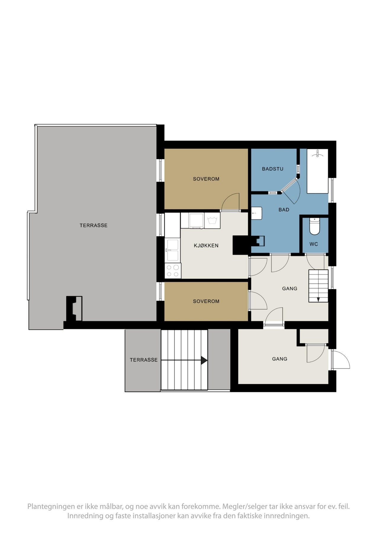 Planskisse - Kjeller. Galleribilde