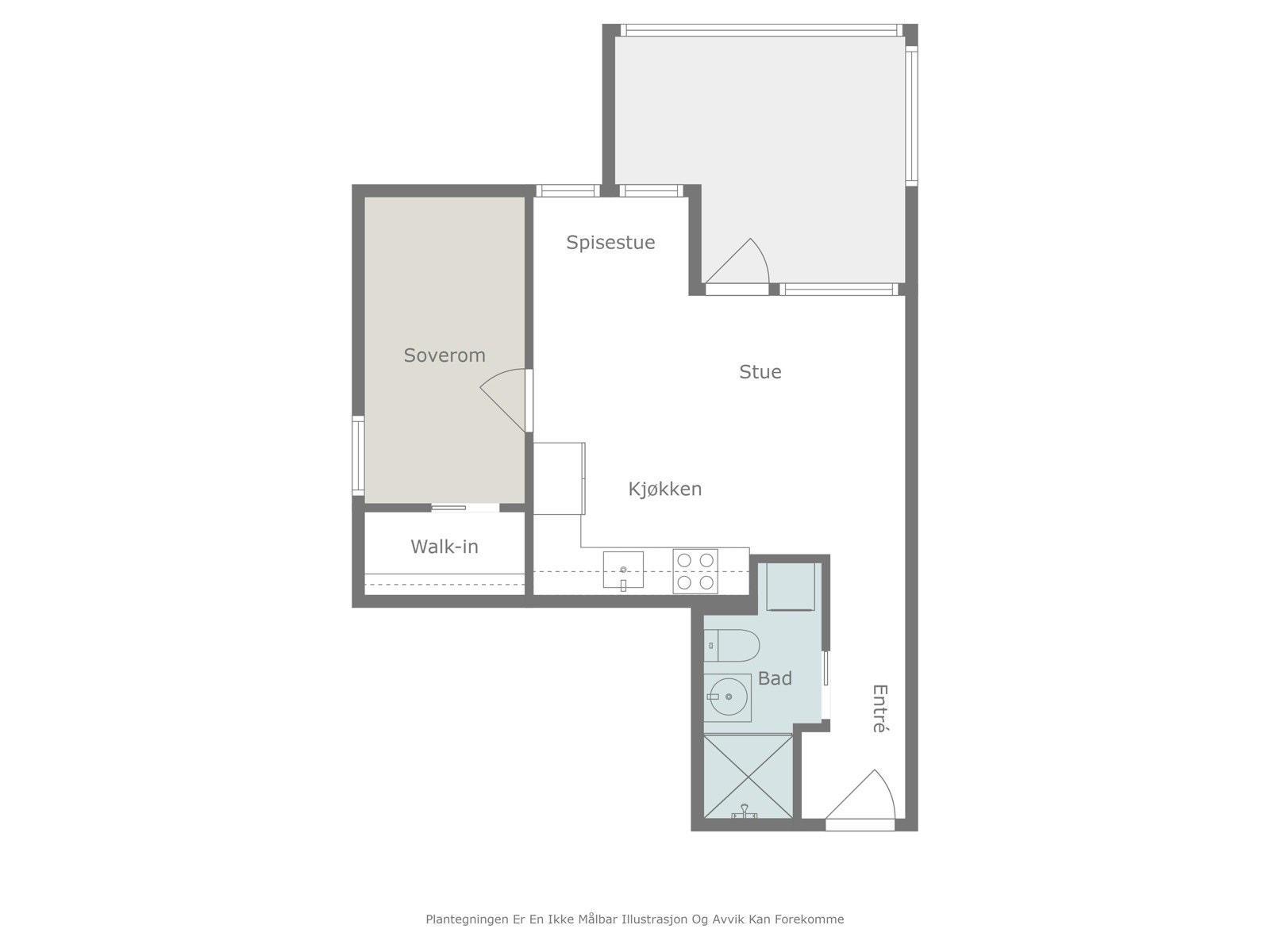 Plantegning. Galleribilde