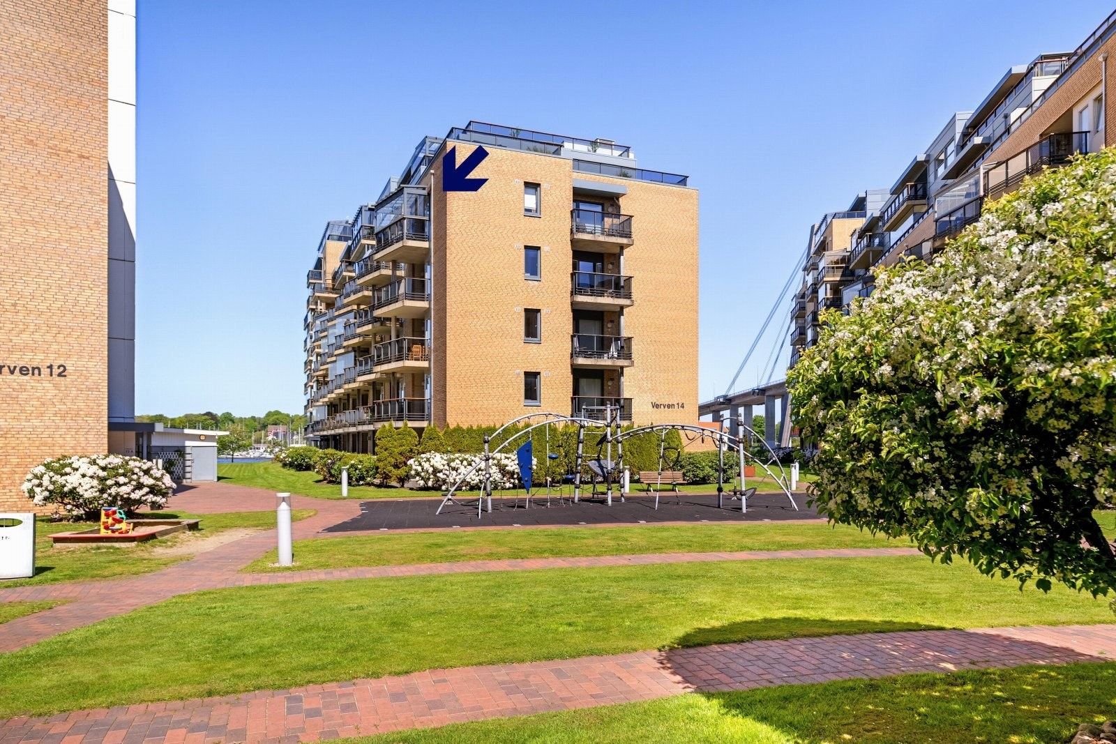 En topp- og endeleilighet med populær og sentral beliggenhet. Galleribilde