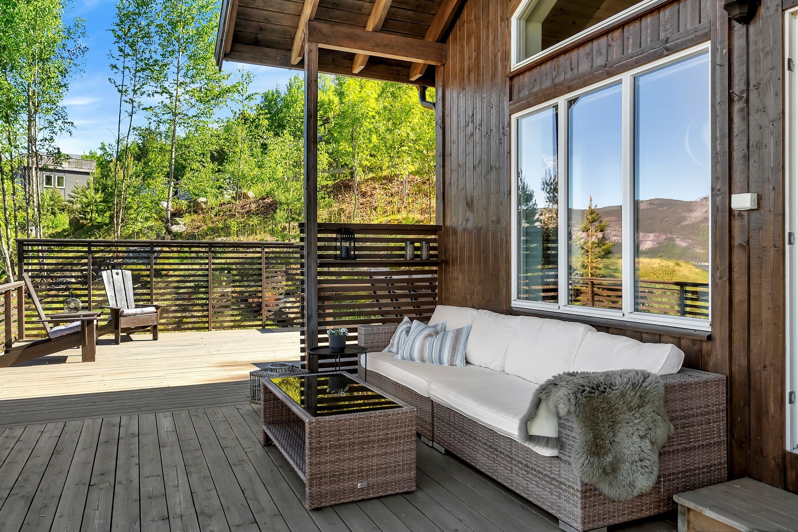 Stor terrasse på 86 kvm. Galleribilde