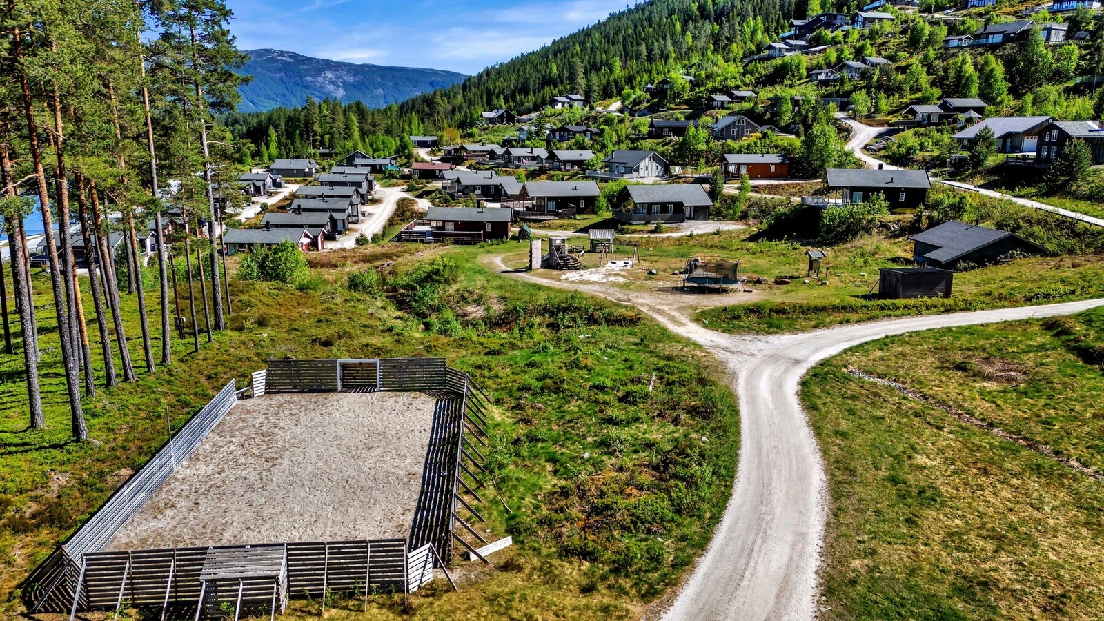 Ballbinge for de små å more seg. Galleribilde