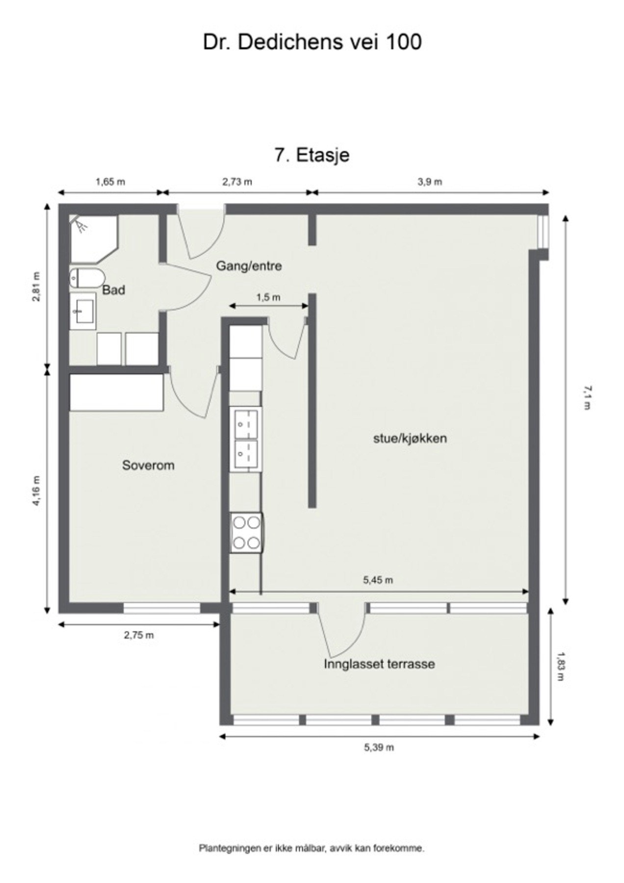 Plantegning Galleribilde