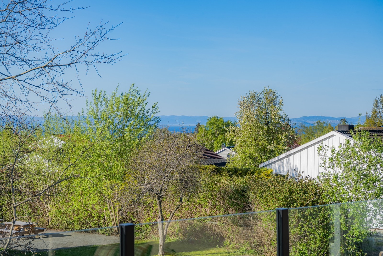 Utsikt fra veranda. Galleribilde