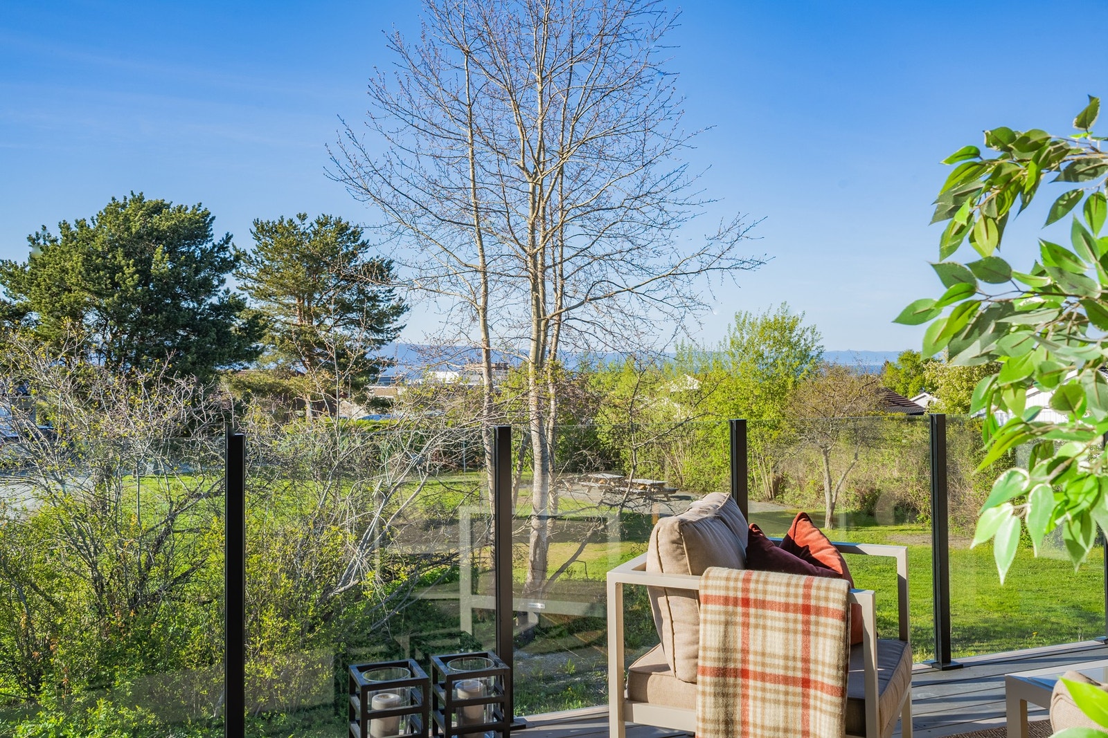 Utsikt fra veranda. Galleribilde