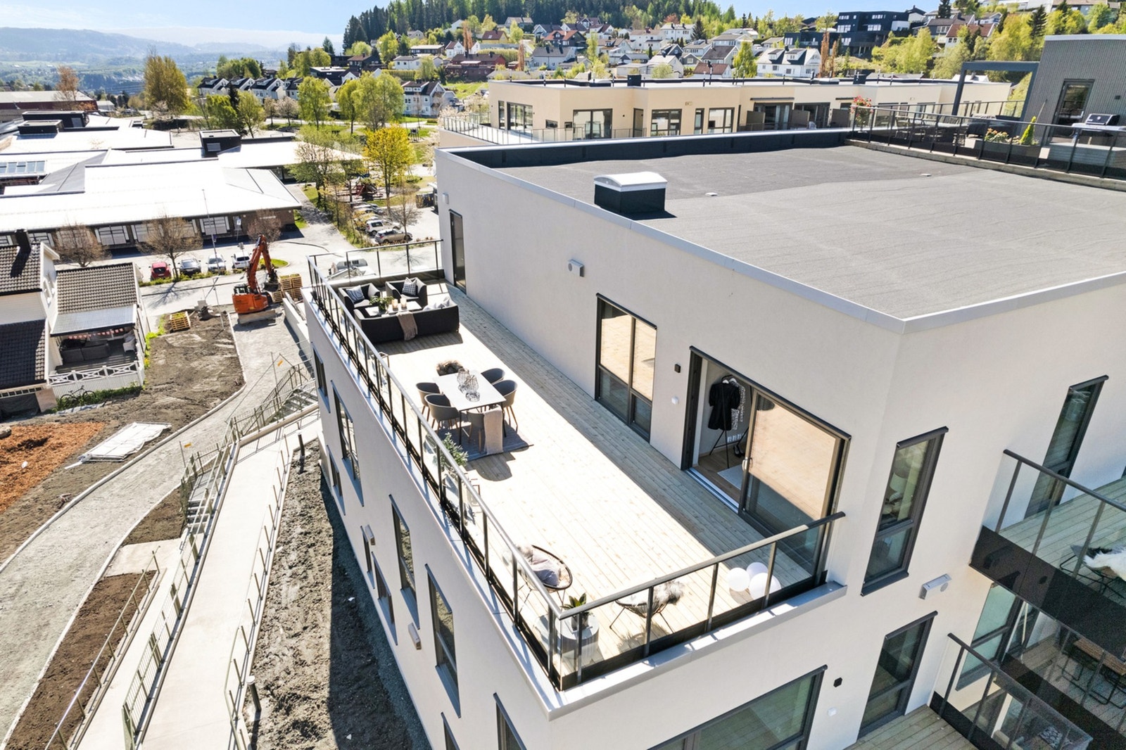 Dronebilde Galleribilde