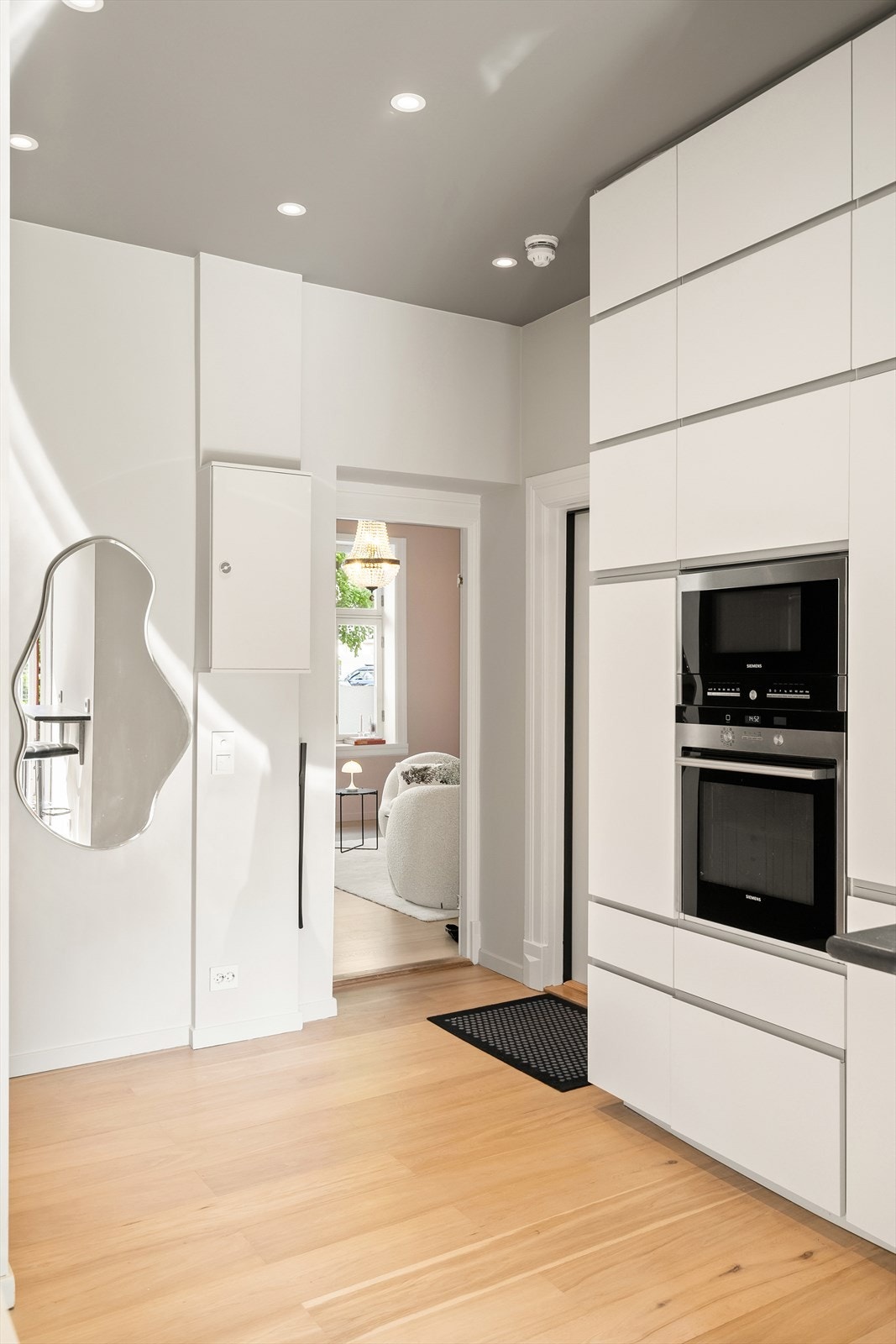 Det er gjennomgående gulvvarme i leiligheten Galleribilde