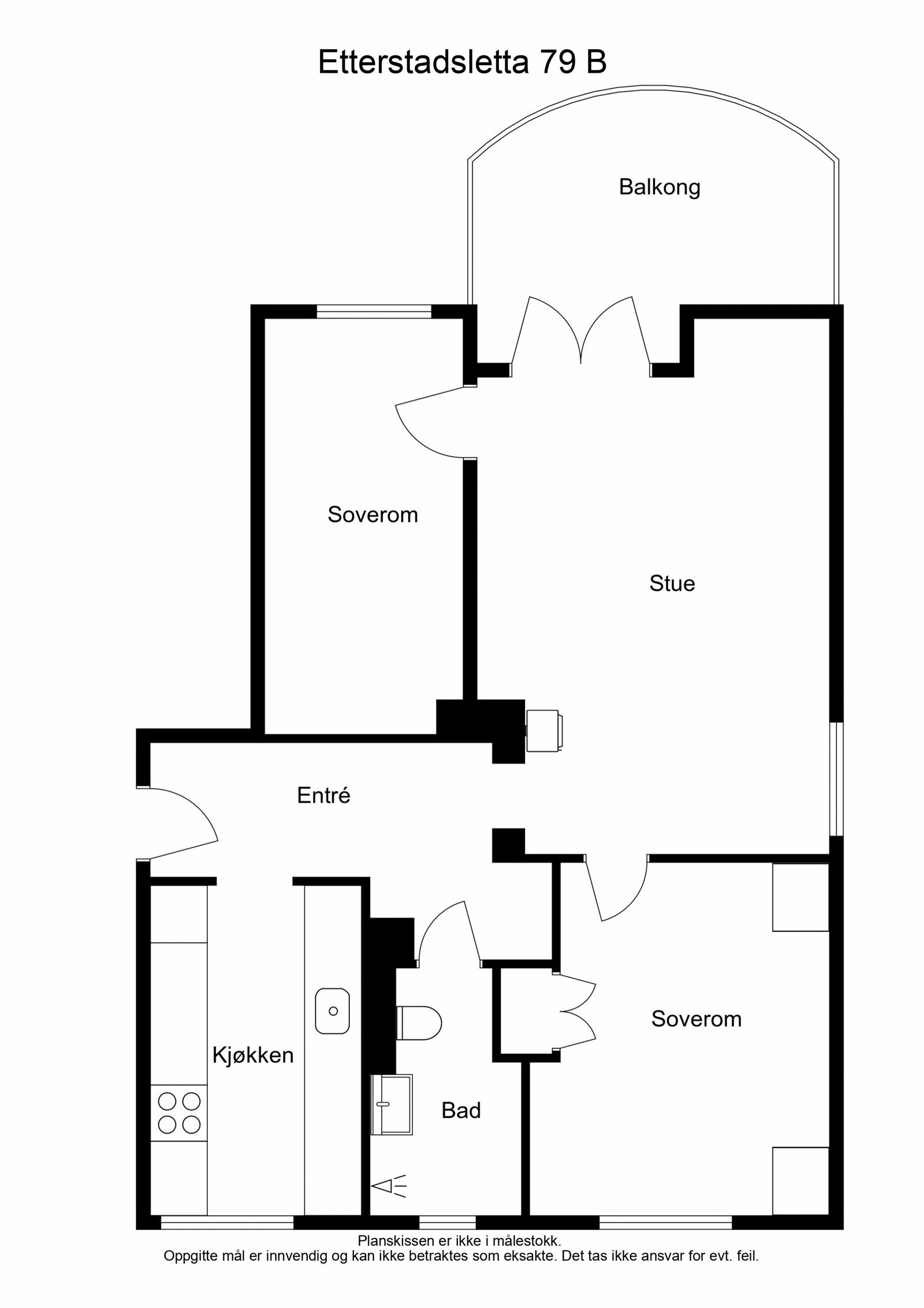 Alternativ plantegning Galleribilde