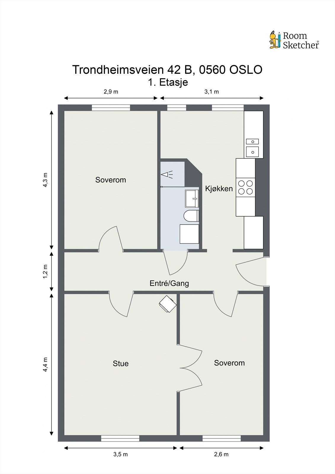 Plantegning. Galleribilde