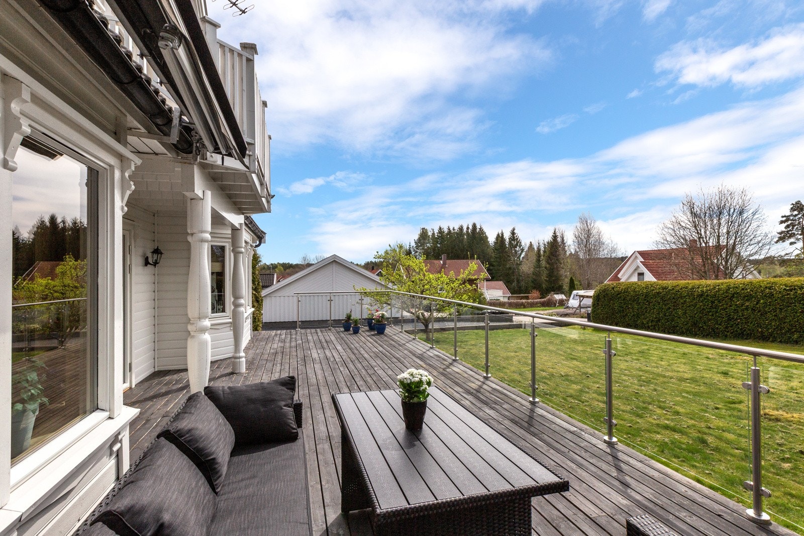 Meget stor terrasse Galleribilde