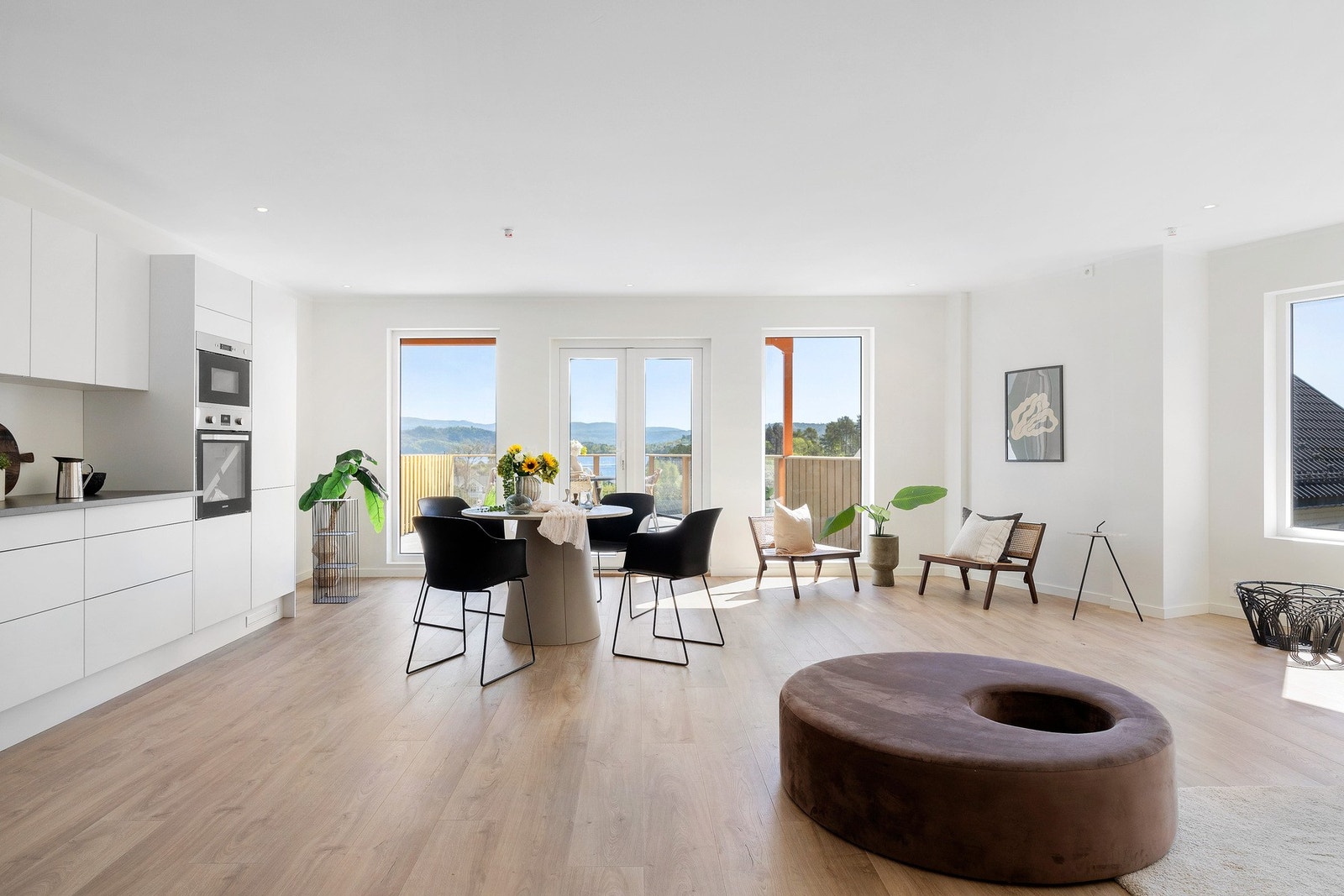 En meget romslig leilighet over et plan på hele 132 kvm! Galleribilde