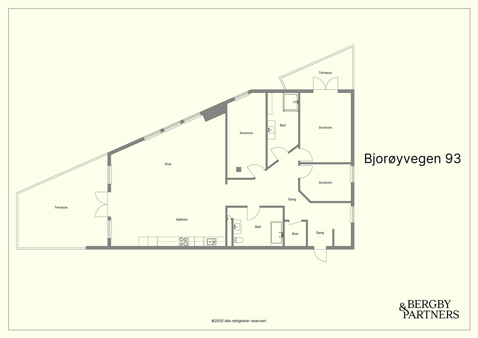 Plantegning Galleribilde