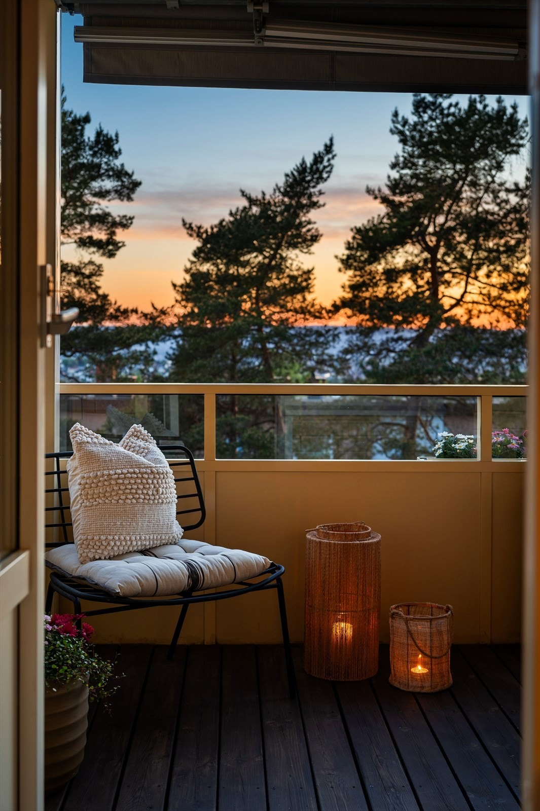 Her sitter du lunt og godt, godt skjermet for innsyn. Galleribilde