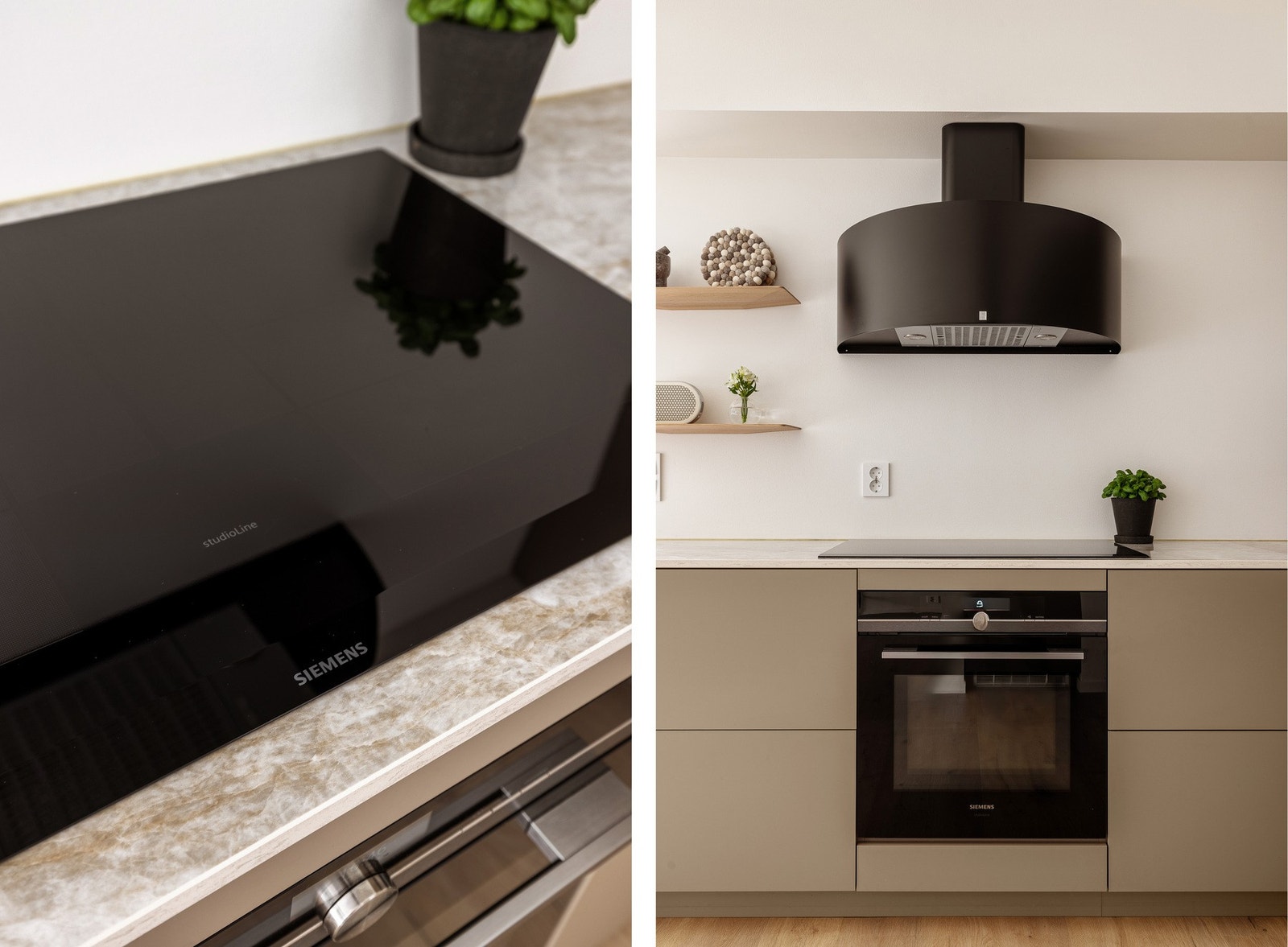 Det er i tillegg integrert Quooker-kran som gir kokende vann på sekunder! Galleribilde