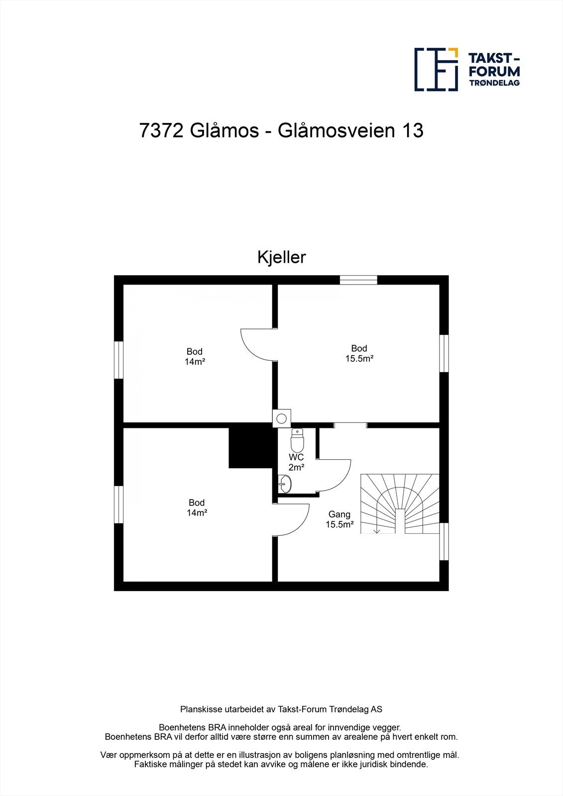 Plantegning kjeller Galleribilde