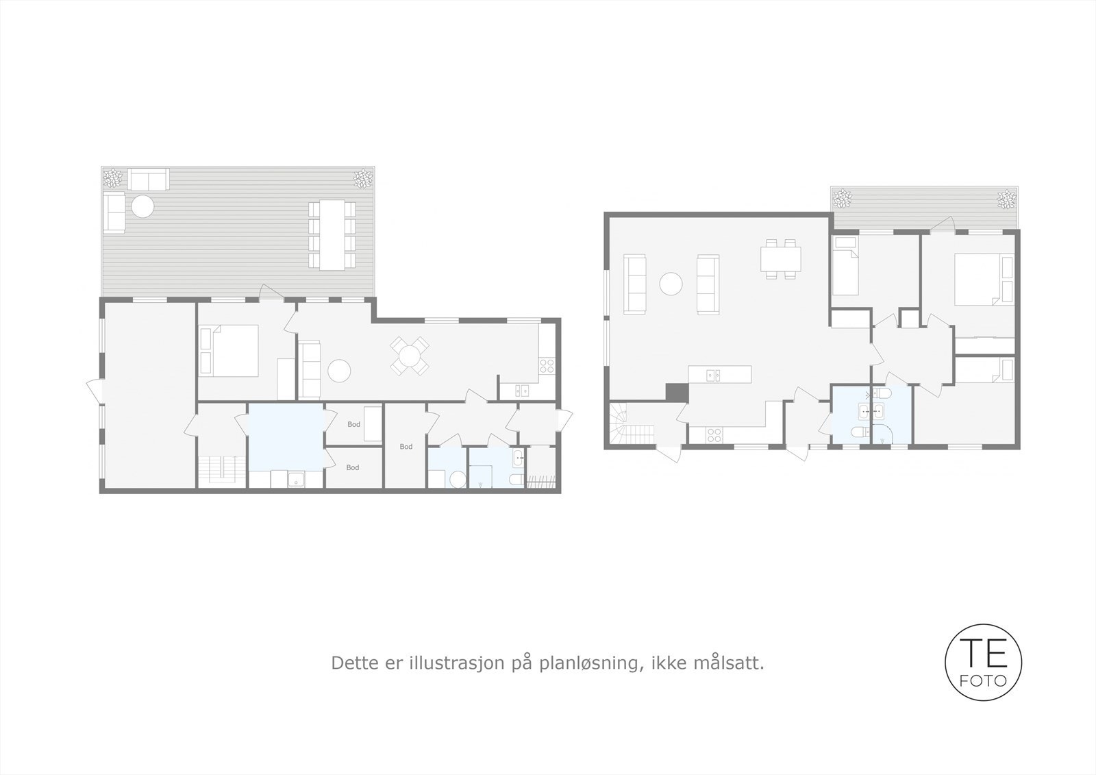 Plantegning Furulien 43. Galleribilde