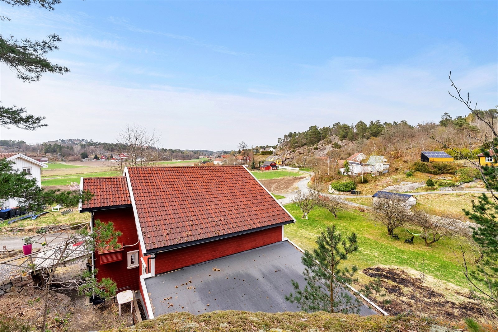 Flott utsyn til jorder. Galleribilde