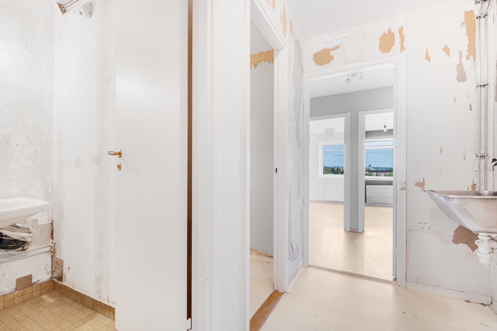 Rørene i bygningen ble skiftet i regi av borettslaget i 2016. Galleribilde