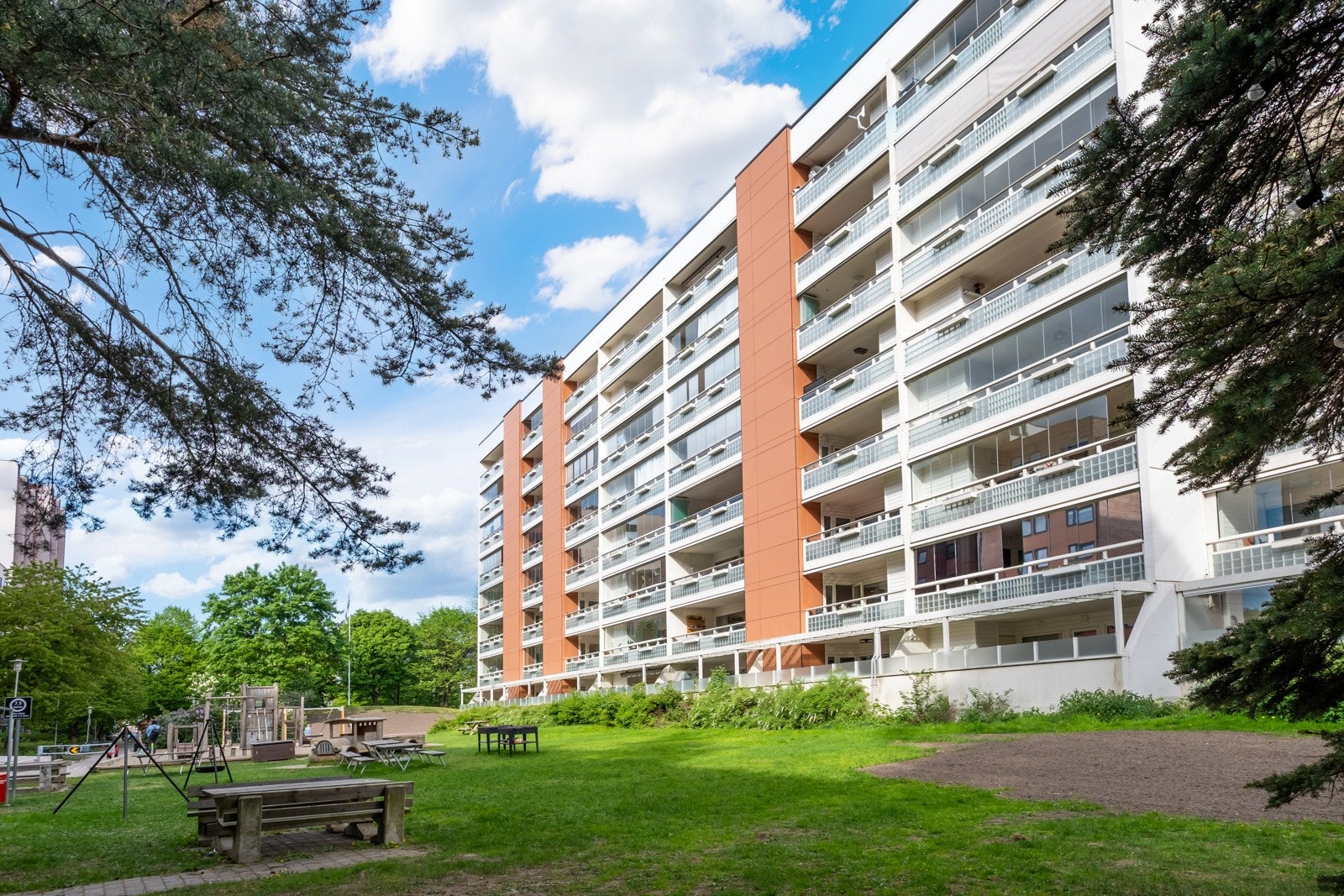 Borettslaget har nydelige fellesarealer. Galleribilde