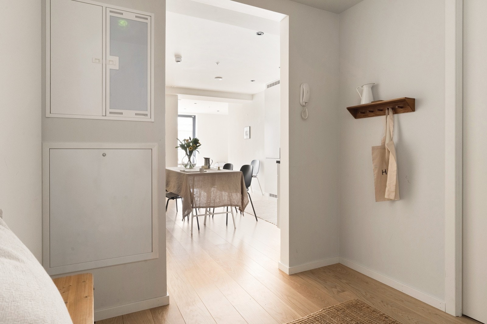 Leiligheten har vannbåren varme i alle gulv. Galleribilde