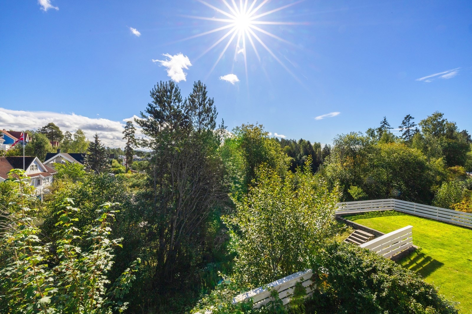 Skjermet beliggenhet med flott utsyn Galleribilde