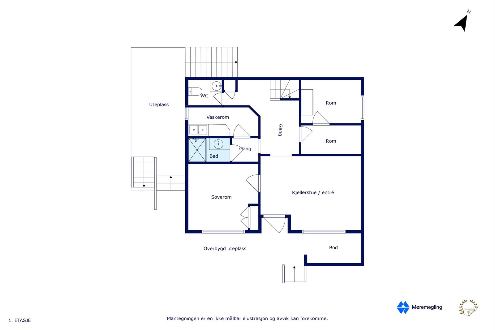 Plantegning Galleribilde