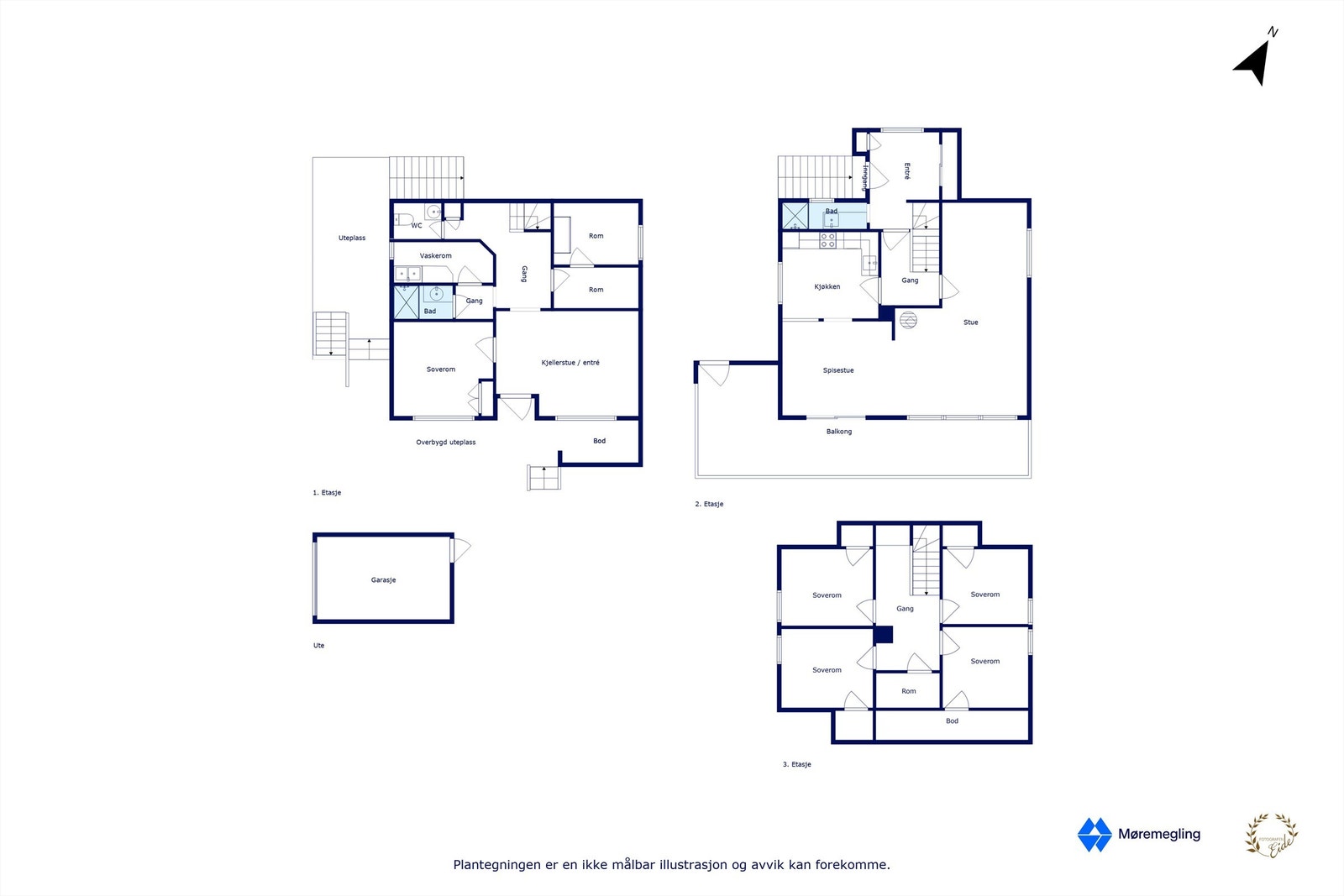 Plantegning Galleribilde
