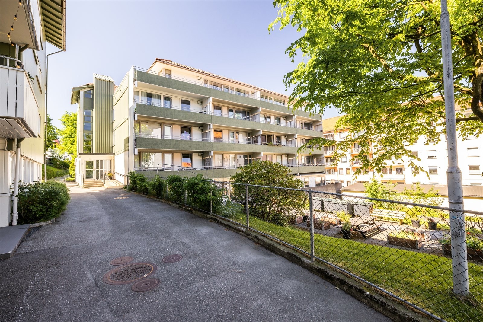 Leiligheten ligger pent plassert i byggets 3. etasje. Galleribilde