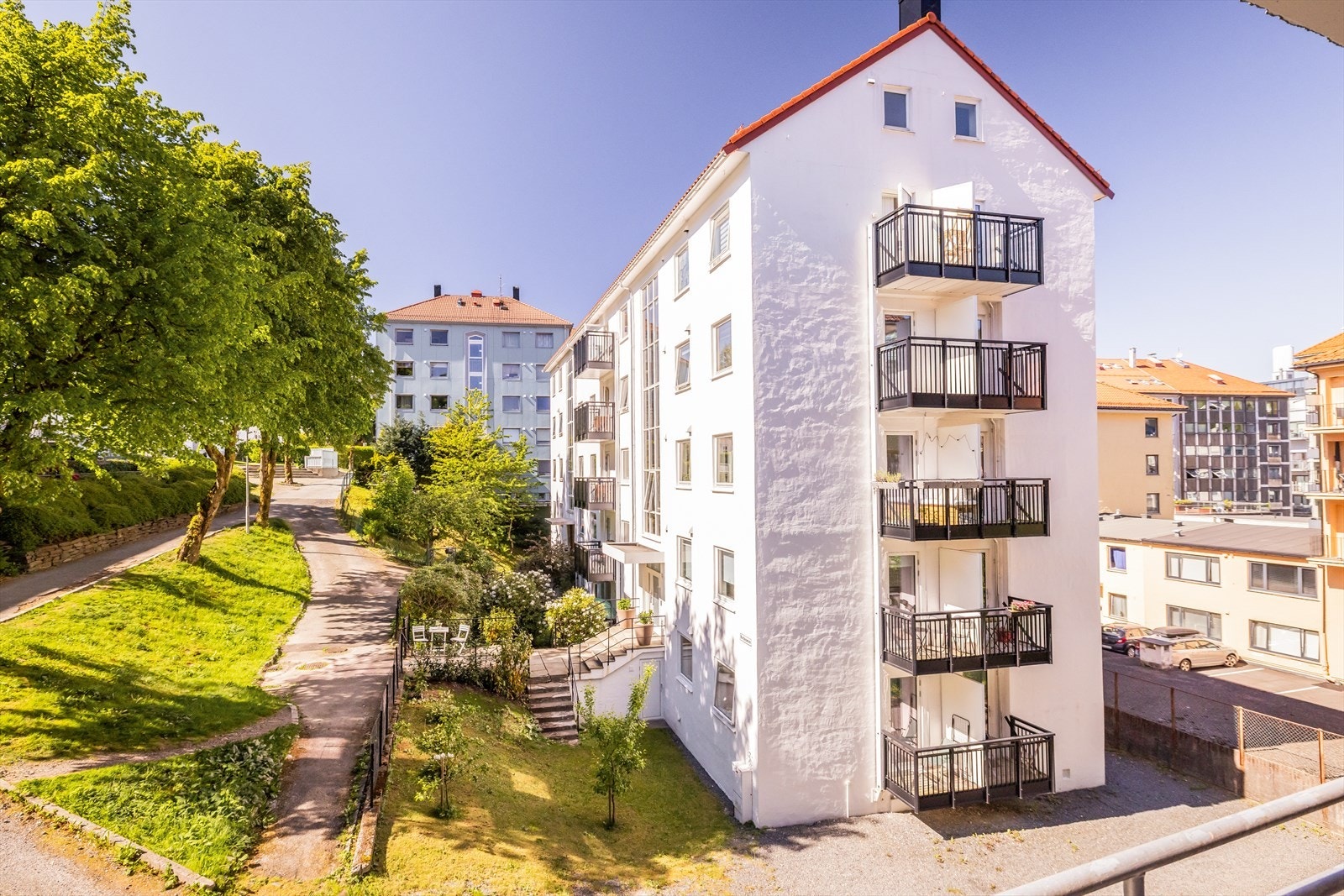 Utsikt fra altanen. Galleribilde