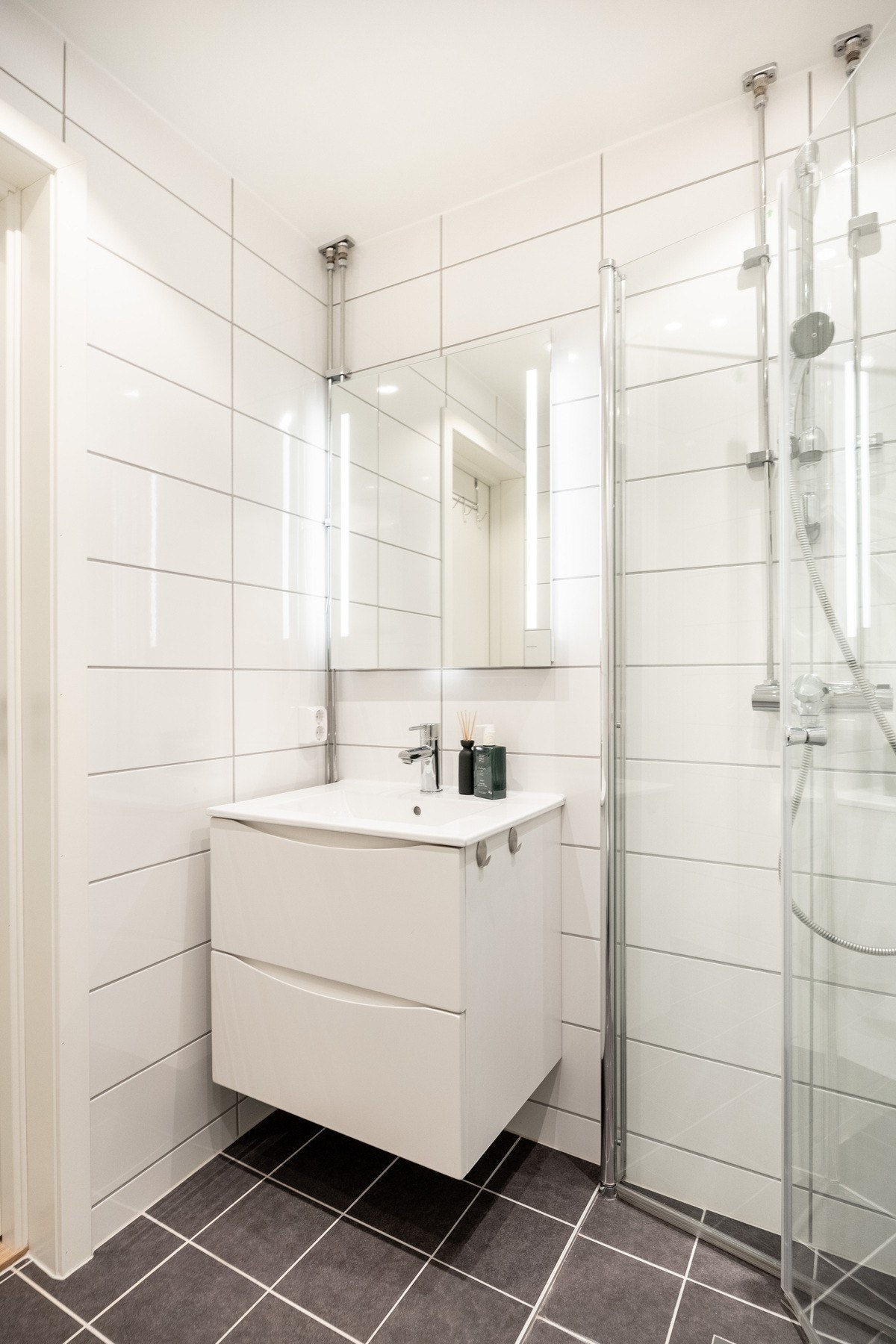 Det er varmekabler i gulvet. Galleribilde