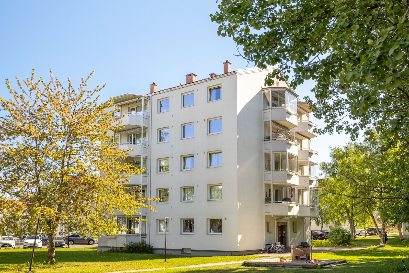 Borettslaget ligger i et rolig område. Galleribilde