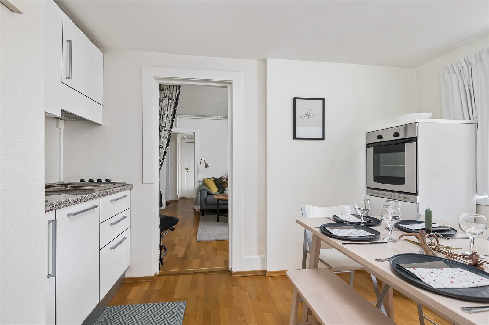 Praktisk inndeling av rommene. Galleribilde