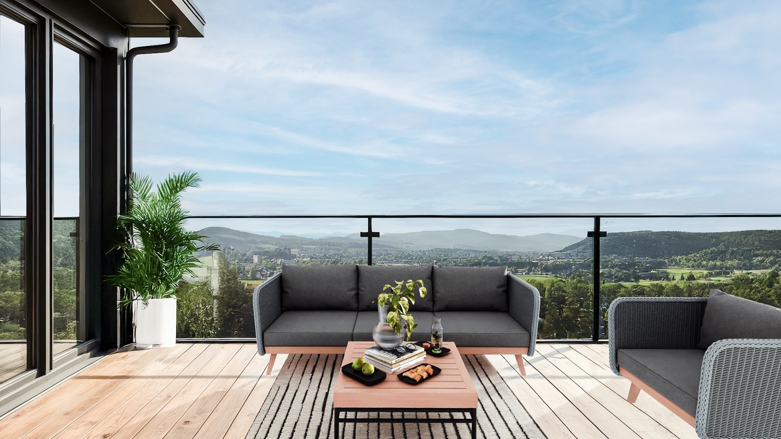 Utsikt mot Lifjell, Illustrasjonsbilde Galleribilde