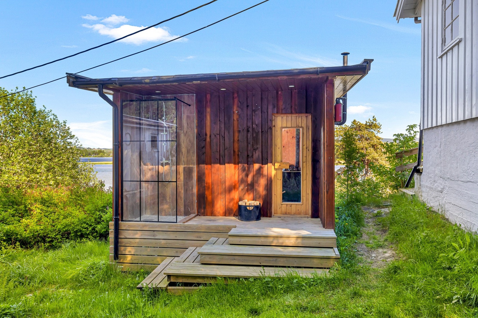 Badstue med dusj Galleribilde