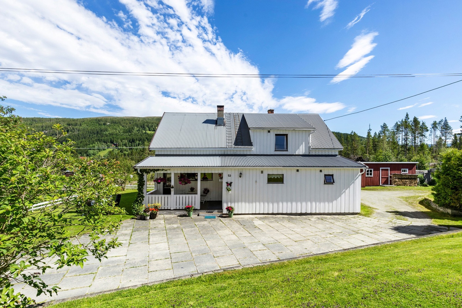 Det er lagt heller på deler av gårdsplassen Galleribilde