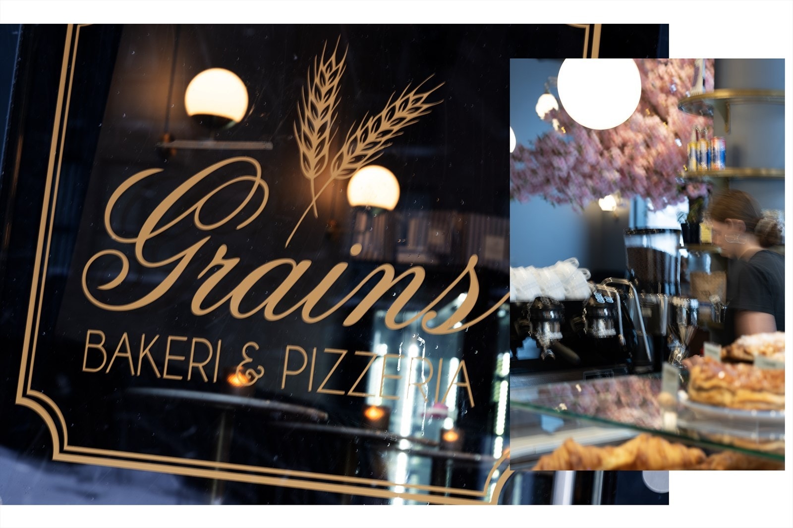 Det populære og koselige Grains bakeri og pizza Galleribilde