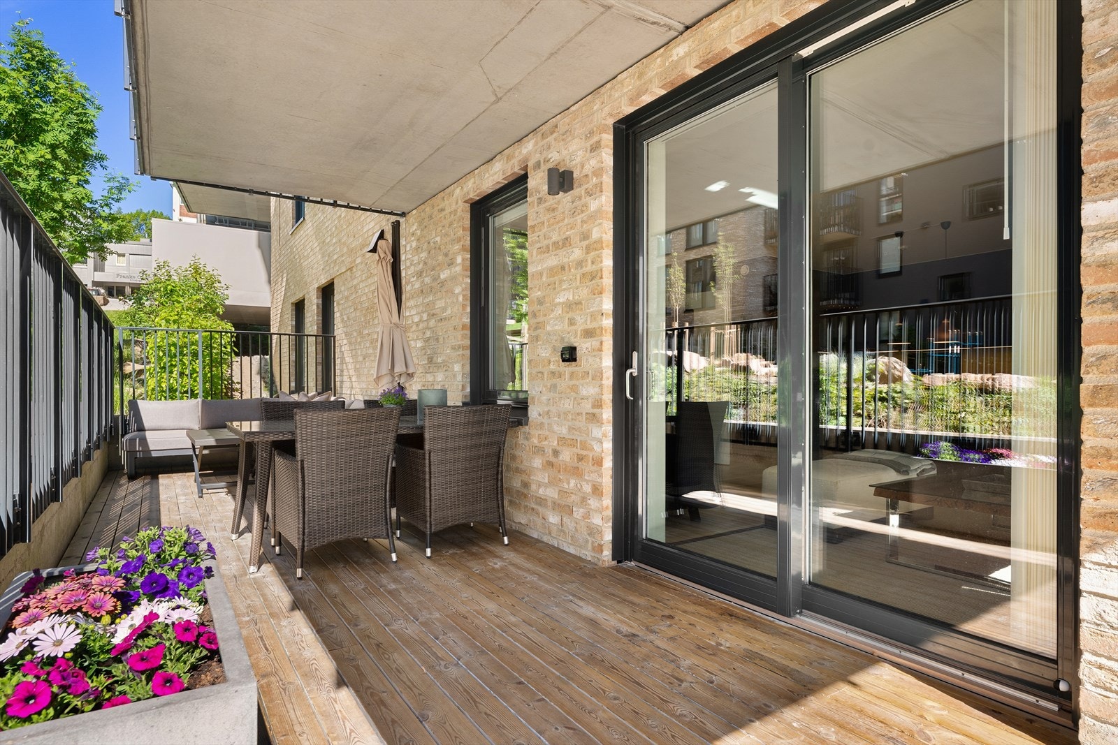 Det er gode solforhold med formiddags- og ettermiddagssol Galleribilde