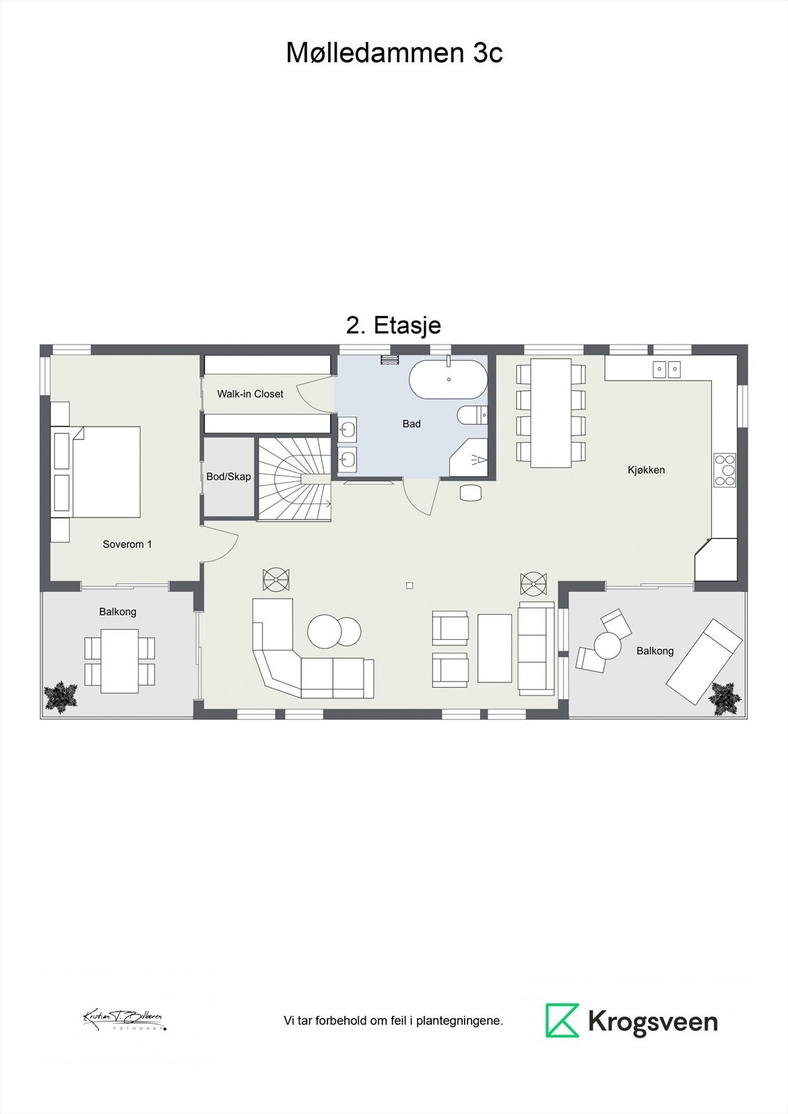 Plantegning 2. etg. Galleribilde