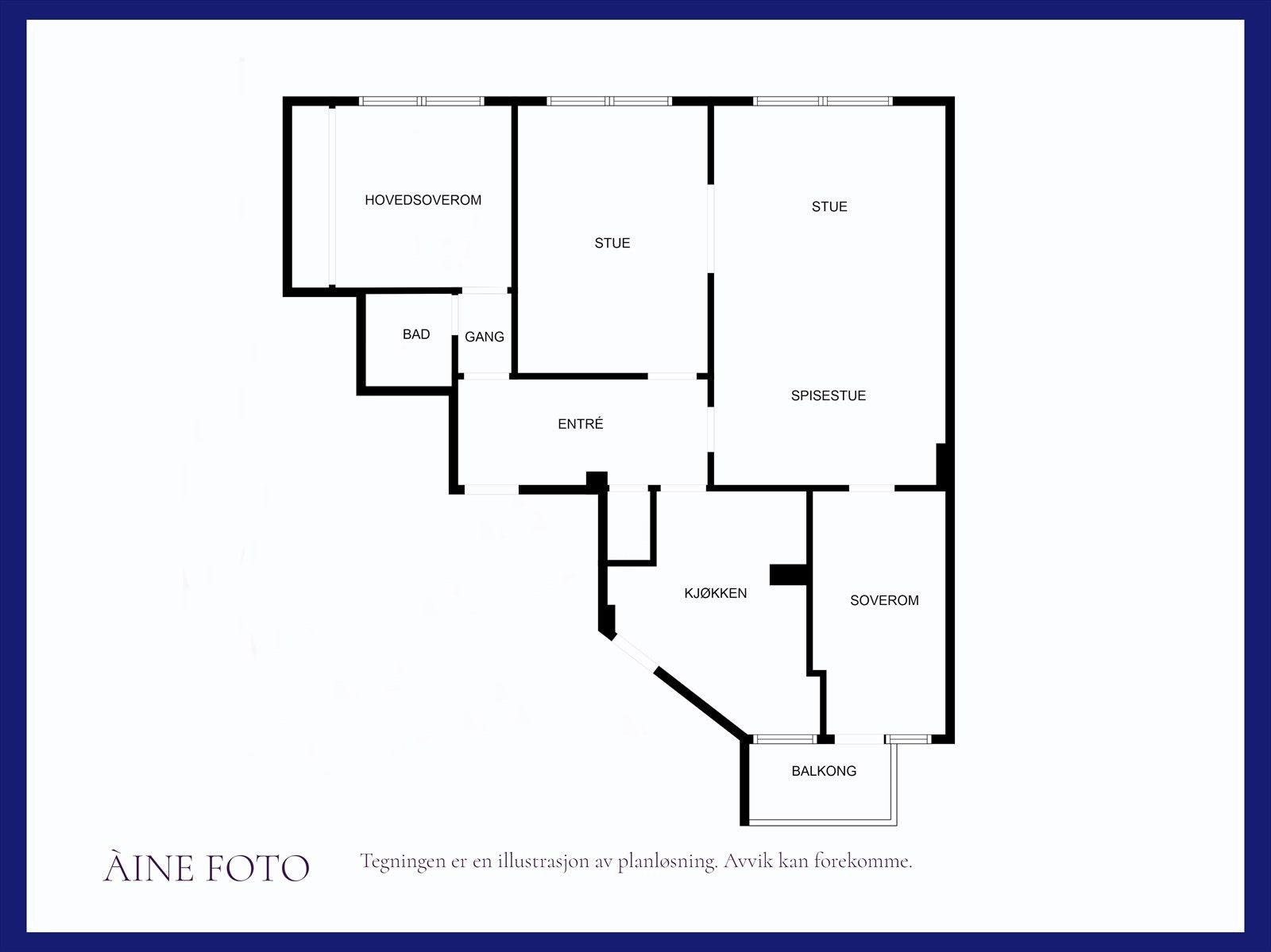 - God planløsning, i tillegg disponerer leiligheten en ekstern bod - Galleribilde