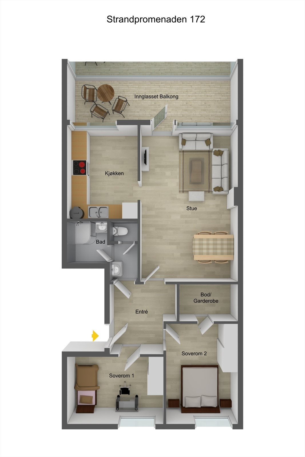 Strandpromenaden 172_3D.jpg Galleribilde