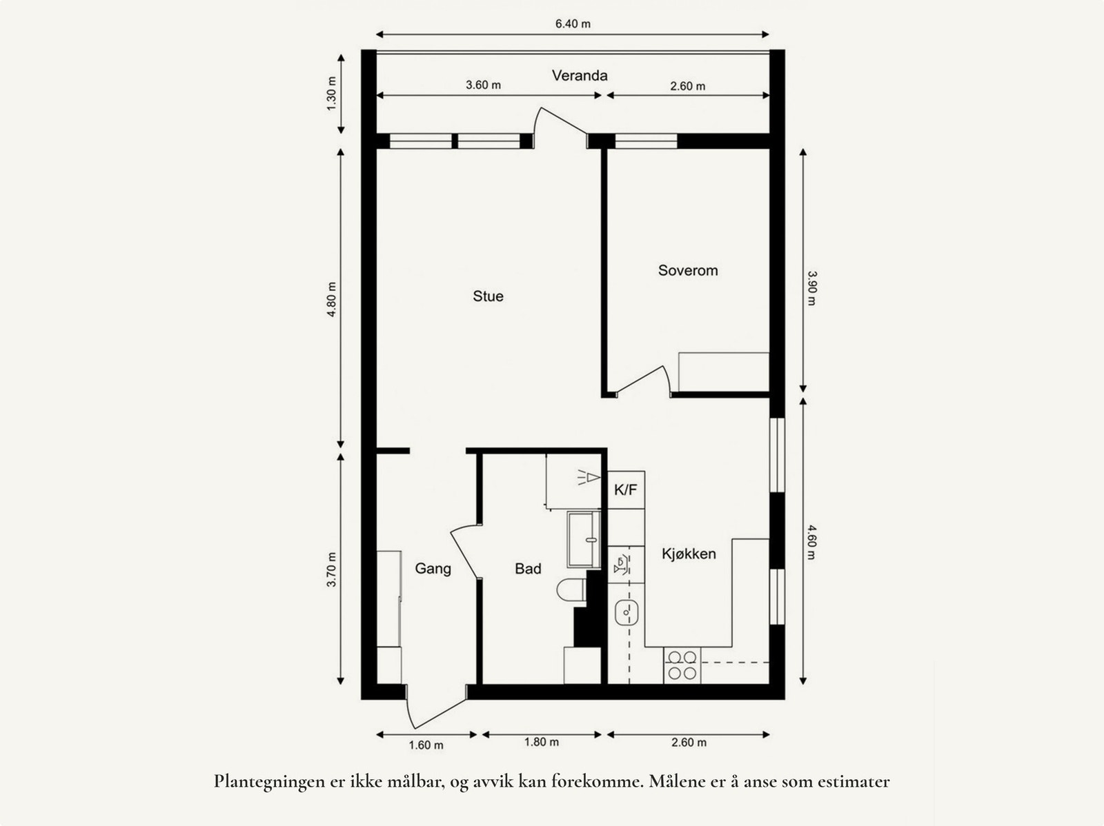 Plantegning 4. etasje. Galleribilde