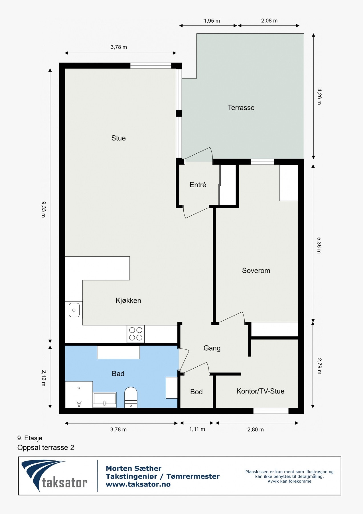 Planskisse. Galleribilde