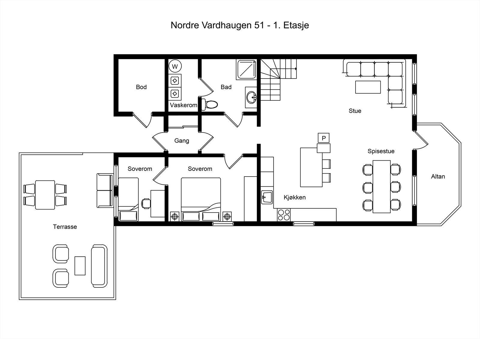 Plantegning Galleribilde