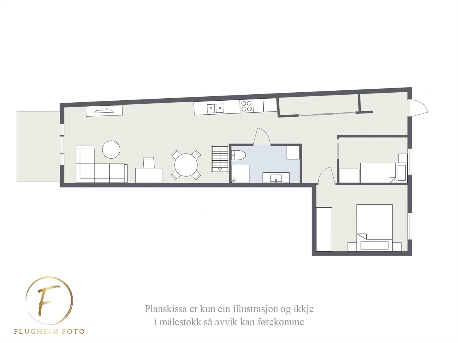 Planteikning Galleribilde