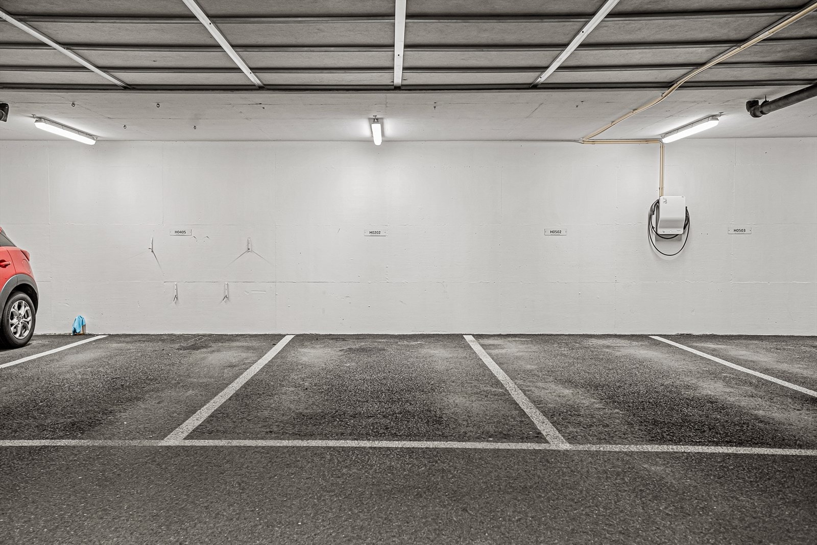 Parkering i lukket garasjeanlegg. Galleribilde
