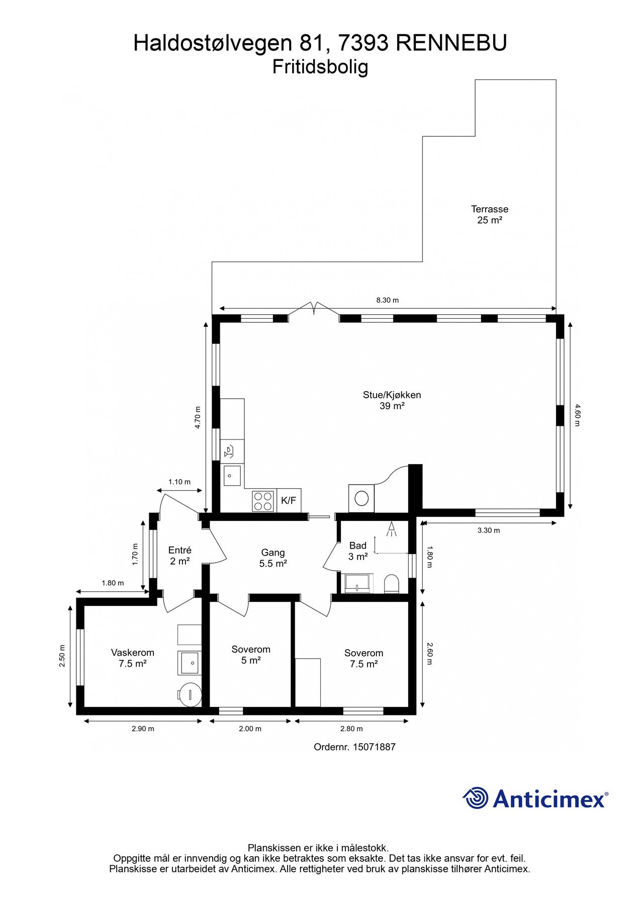 Planskisse. Galleribilde