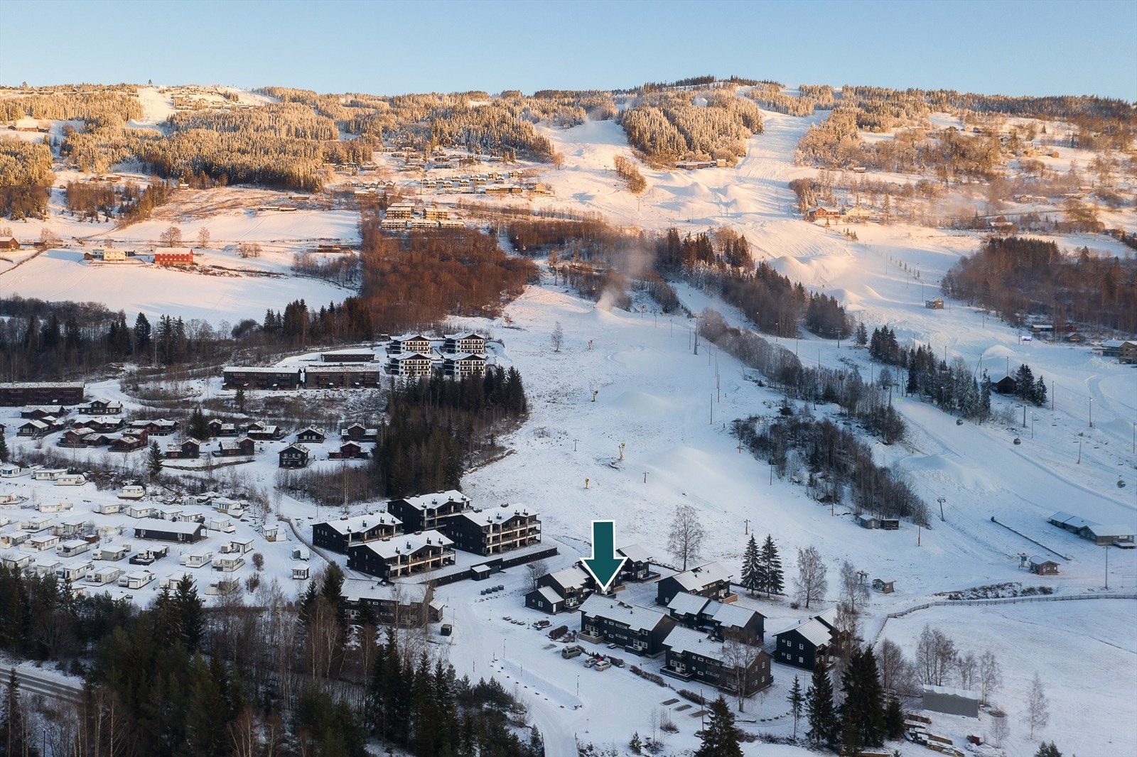 Pen og arealeffektiv leilighet i 2. etg med umiddelbar nærhet til Hafjell alpinanlegg! Galleribilde